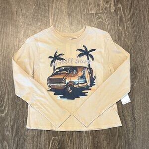 O'Neill Beige Long-Sleeve Surf Van Tee